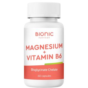 Bionic Nutrition Magnesium Chelate + B6, 60 капс.