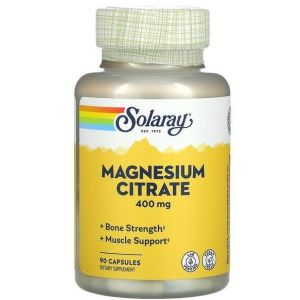Solaray Magnesium Citrate, 90 капс.