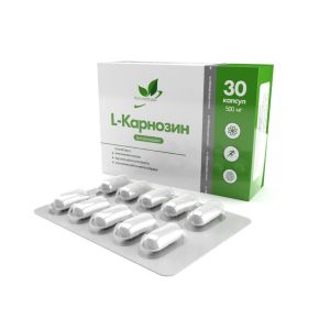 Natural Supp L-Carnosine 500 мг., 60 капс.