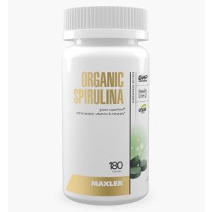 Maxler Organic Spirulina 500 mg., 180 таб.