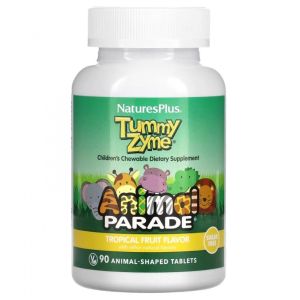 Natures Plus Animal Parade TUMMY ZYME, 90 жев.таб.