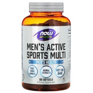 Now Men's active sports multi, 90 гел.капс.