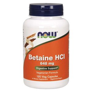 Now Betaine HCL, 120 капс.