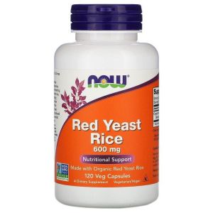 Now Red Yeast Rice 600 мг., 120 капс.