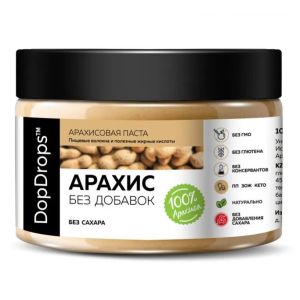 DopDrops Паста Арахисовая, 250 гр.