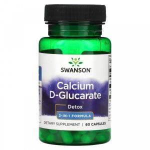Swanson Calcium D-Glucarate - 2-in-1, 60 капс.