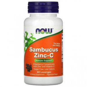 Now Sambucus Zinc-C, 60 пастил.