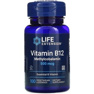 Life Extension Vitamin B12 Methylcobalamin, 100 пастил.