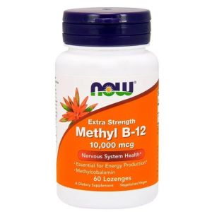 Now Methyl B-12 10000 мкг, 60 пастил.