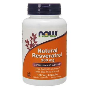 Now Resveratrol 200mg., 120 капс.