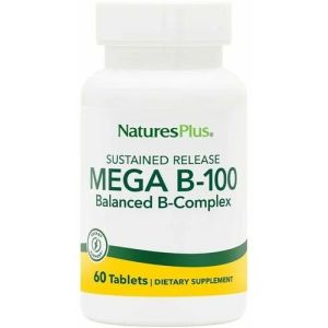 Natures Plus Mega B-100 Complex, 60 таб.