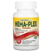 Natures Plus Hema-Plex, 60 жев. конф.