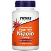 Now Flush-Free Niacin 500 мг, 90 капс.