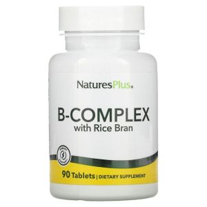 Natures Plus B-Complex with Rice Bran, 90 таб.
