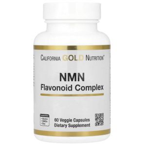 California Gold Nutrition, NMN, Flavonoid Complex, 60 капс.