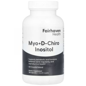 Fairhaven Health Myo+D-Chiro Inositol, 120 капс.