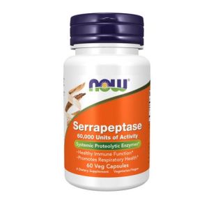 Now Serrapeptase 60000 su, 60 капс.