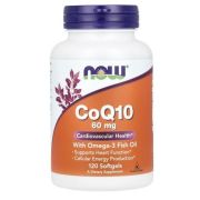 Now Coenzyme Q10 with Omega-3, 60 мг., 60 капс.