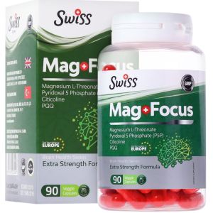 Swiss Mag + Focus L-Threonate, 90 капс.