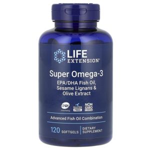 Life Extention Super Omega-3, 120 гел.капс