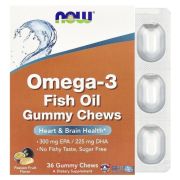 Now Omega-3 Fish Oil Gummy Chews, 36 жев. таб.