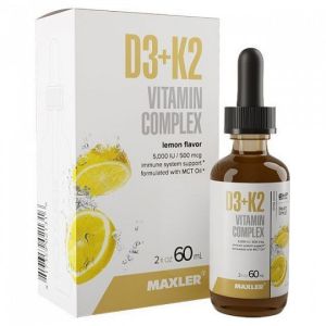 Maxler Vitamin D3 + K2 drops, 60 мл.
