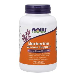 Now Berberine Glucose Support, 90 гел.капс.