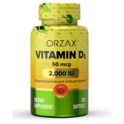 Orzax Vitamin D3 2.000 IU, 360 гел.кап.