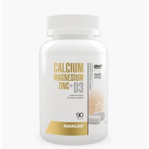 Maxler Calcium Magnesium Zinc+D3, 90 таб.