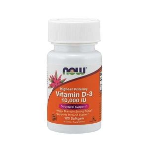 Now Vitamin D-3 10 000 iu, 120 гел. капс.