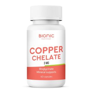 Bionic Nutrition Copper Bisglycinate, 60 капс.