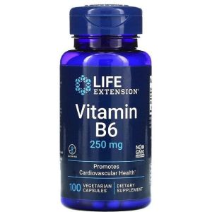Life Extension Vitamin B6 250 мг, 100 капс.