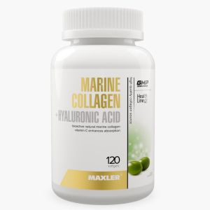 Maxler Marine Collagen Hyaluronic Acid, 120 гел.капс.