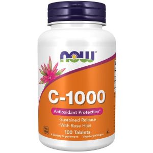 Now Vitamin C  C-1000 RH SR, 100 таб.