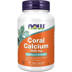Now Coral Calcium 1000 mg, 100 капс.
