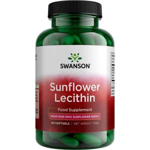 Swanson Sunflower Lecithin, 90 гел., капс.