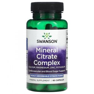 Swanson Multi-min Citrate complex, 60 капс.