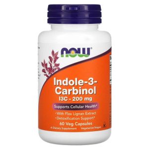 Now Indole-3-Carbinol, 200 мг., 60 капс.