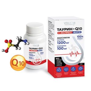 Vitauct Таурин + Коэнзим Q10, 43 гр.